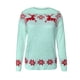 thumbnail image 5 of Suéter suelto de manga larga cómodo con estampado navideño con cuello redondo a la moda para mujer Fridja  hjk718, 5 of 6
