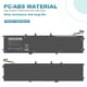 thumbnail image 4 of Batería para portátil Futurebatt 6GTPY 97 Wh 11.4 V 6 celdas, 4 of 9