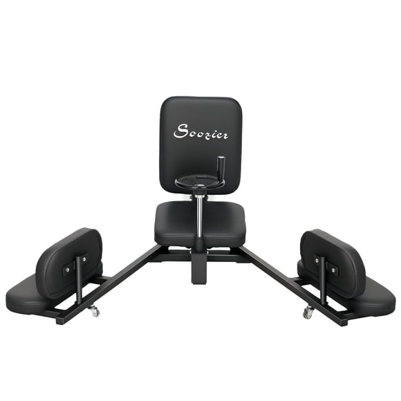 CoSoTower Leg Stretcher, 180° Adjustable Leg Split Machine with Handwheels, Leg Stretching Equipment for Flexibility