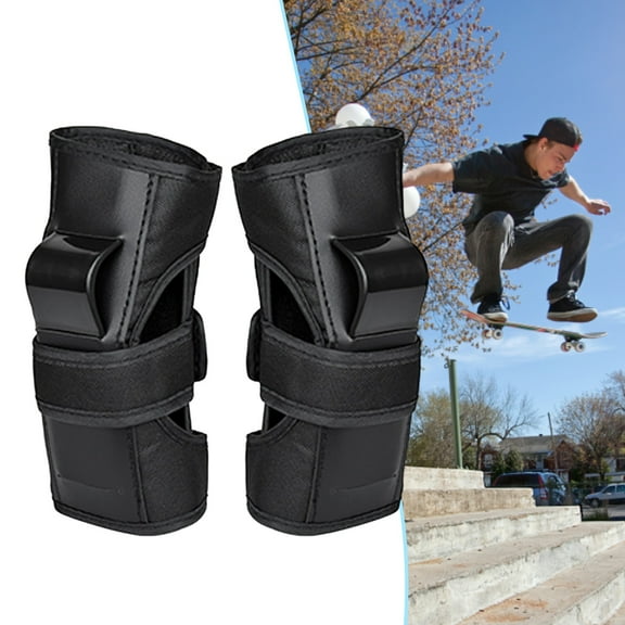 Sunjoy Tech 1 Pair Wrist Guards Support Palm Pads Protector Impact Sport Wrist Support for Sports Skating Skiing