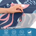 thumbnail image 5 of Yayeee Kitchen Curtains Tier Set of 2 Light Filtering 57"x36" Over Sink Window Panels, Light Blue Anchor, 5 of 7