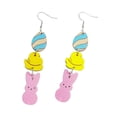 thumbnail image 4 of KLKCMS Boucles d'Oreilles Mignonnes de Pâques Pendentifs Pendants, Bijoux de Pâques, Forme d'Œuf, 4 of 7