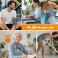 thumbnail image 5 of Cordless Neck Heating Pad with Massage, Neck Massager with Heat, Heated Neck Brace Wrap with Led Light, 3 Levels Heat & 3 Vibration for 3000mAh Rechargeable for Soreness Stiffness Relief, Gray, 5 of 7