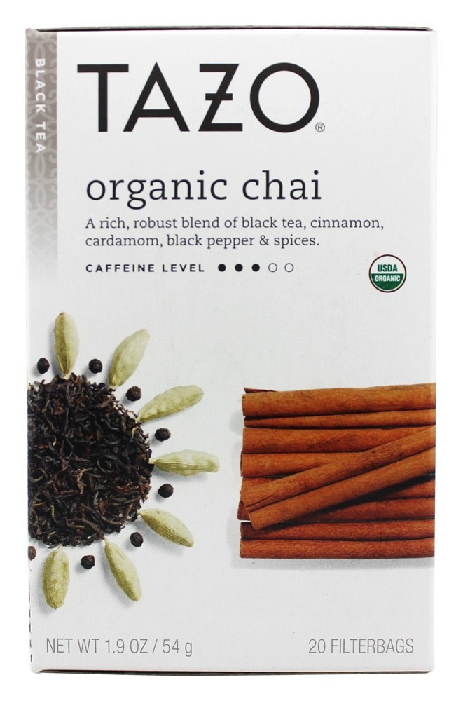 Tazo Black Tea Organic Chai 20 Tea Bags Walmart Canada