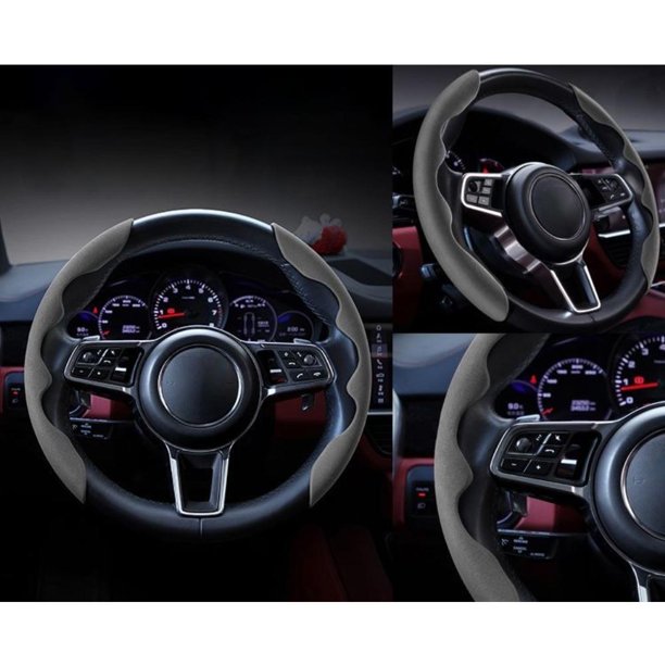 Funda Universal Para Volante De Coche, Funda Protectora Antideslizante Para Volante De Coche De Cuero, Accesorios Interiores Yuarrent VI012096-04