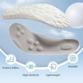 thumbnail image 6 of Holloyiver Steppers Insoles for Men Women,Massage Insole,Cloud Insole,Comfortble Steppers Shoe Insoles Inserts,Memory Foam with Arch Surpport Insoles for Arch Pain (Black,Men 8-8.5/Women 9.5-10), 6 of 9