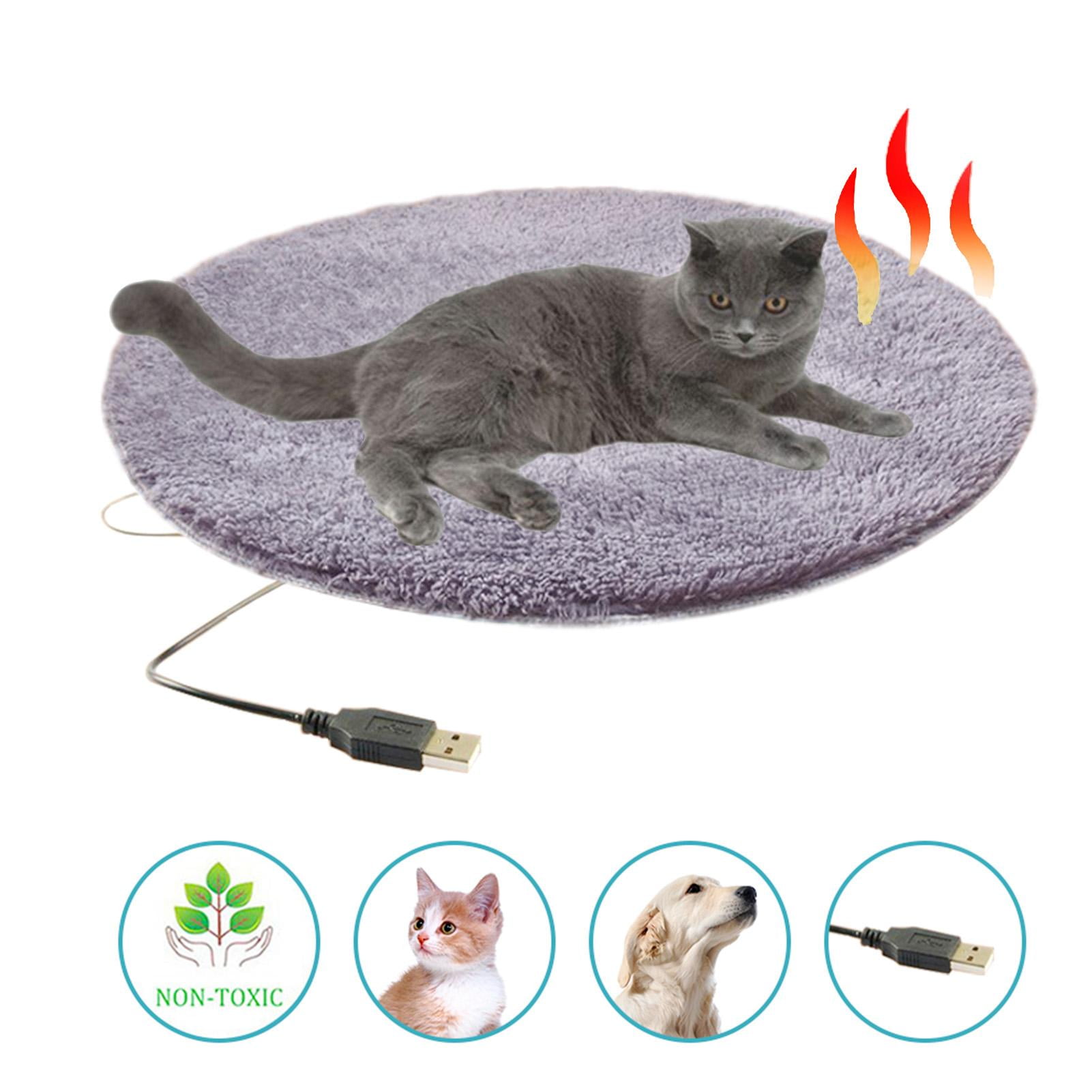 microwavable heating pad for outdoor cats