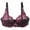 #7-Hot Pink, variant on Pntutb Women's Lace with Steel Ring Solid Color Sexy Double Breasted Push Up Bra