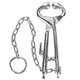 thumbnail image 1 of Cow Nose Pliers Stainless Steel Cattle Nose Ring Pliers with Chain Cattles Traction Clamp, 1 of 4