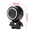 thumbnail image 2 of Portable Neck Fan Hand Free Personal Hanging Neck Sports Fan USB Rechargeable 3 Speed Adjustable Wearable Cooling Fan White, 2 of 4