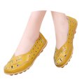 thumbnail image 3 of Dsscvnef Chaussures Plates Décontractées d'Été pour Femmes Mode Confortables Sans Nœud Creux Légères Respirantes pour la Marche, 3 of 5