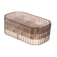 thumbnail image 3 of Jewelry Storage Box Earring Tray 3 Layer Jewelry Organizer Women Jewelry Box Brown, 3 of 8