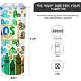 thumbnail image 4 of Chaos Coordinator Tumbler, Teacher Appreciation Gifts for Women, Cute Skinny Tumblers Coffee Mug with Lid 20oz,Thank You Gifts for Kindergarten Teachers,Stainless Steel Iced Travel Coffee Mug, 4 of 6
