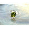thumbnail image 2 of Natural Peridot Ring Gemstone Ring 925 Sterling Silver Ring Handmade Ring Silver Ring Peridot Ring Green Peridot Marquise Ring Gift For Love, 2 of 3