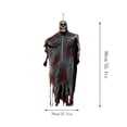 thumbnail image 3 of Diceymbol Halloween Skeleton Grim Reaper Outdoor Hanging Prop for Front Yard Halloween Decorations 35 Inch, 3 of 9