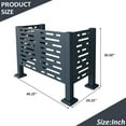 thumbnail image 7 of CarButler 3x2ft Outdoor Air Conditioner Fence Privacy Screen Panels,3ft Height, Metal Privacy Fence Cover, 7 of 7