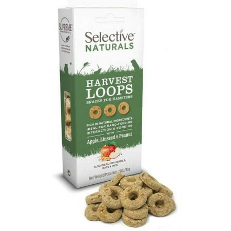 Supreme Pet Foods Selective Naturals Harvest Loops [Small Pet, Small Pet Treats] 2.8 oz
