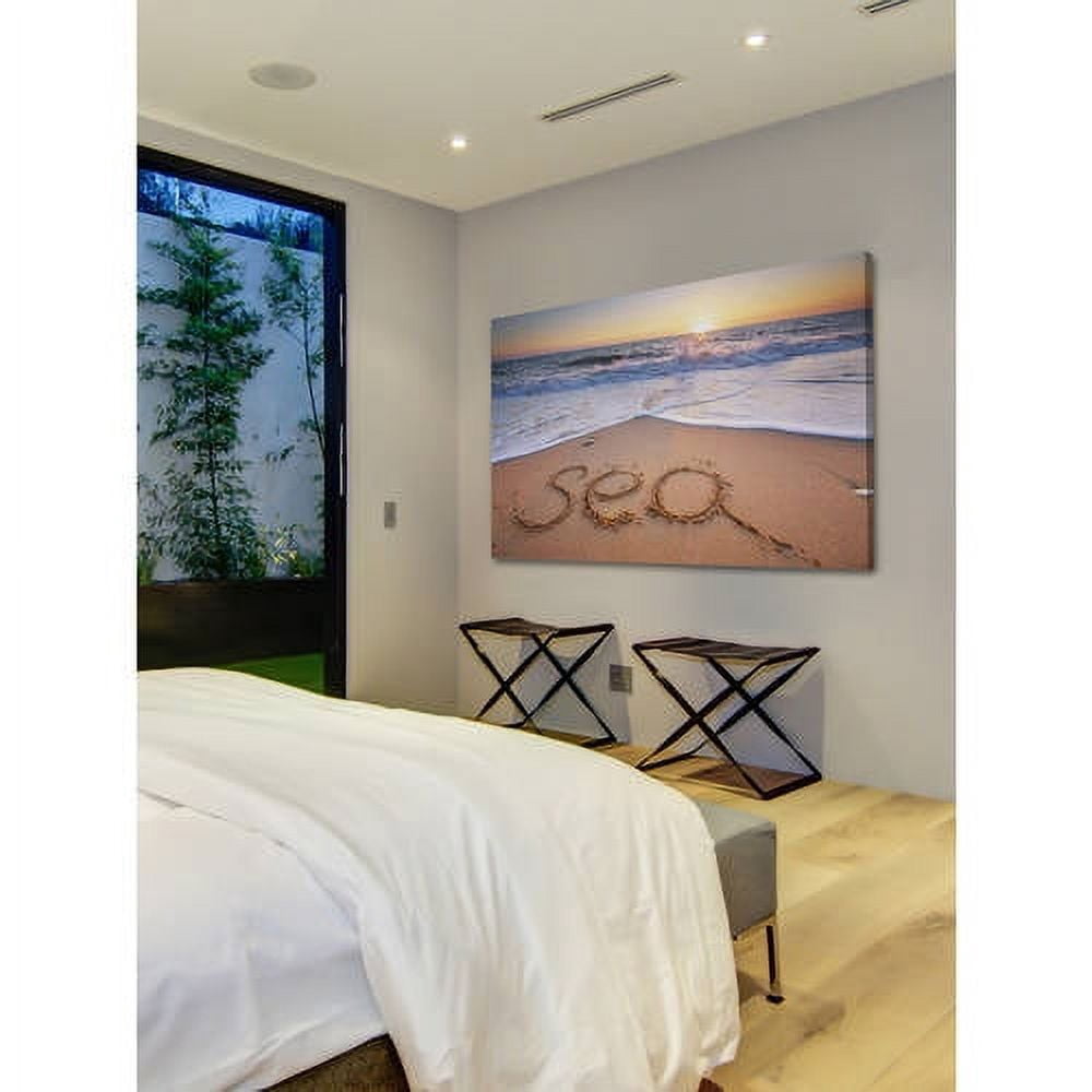 Marmont Hill "Sea Shore" Painting Print on Wrapped Canvas