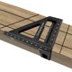thumbnail image 4 of Regla de medición para carpintería, trazador triangular de 45/90 grados, transportador cuadrado de aluminio, 4 of 6