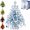 Winter, variant on DIY Beaded Christmas Tree Kit, 3D Bead Pearl Art Craft Set with Colorful Beads and Sparkling Decor, Tabletop Holiday Decoration (Winter)