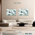 thumbnail image 4 of Elephant Stock Spa Day Gingko Wall Art - Horizontal Canvas Wall Art - Living Room Wall Decor - Floral And Botanical Canvas - Blue And White Decor By Norman Wyatt Jr. - 48" x 32", 4 of 8