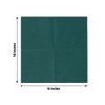thumbnail image 3 of Efavormart 20 Pack | Hunter Emerald Green Soft Linen-Feel Airlaid Paper Beverage Napkins, Highly Absorbent Disposable Cocktail Napkins, 3 of 5