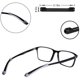 thumbnail image 5 of Paquete de 32 agarres para las orejas para gafas, soporte antideslizante para gafas, gancho para la oreja de silicona de primera calidad, evita que las gafas se resbalen por la nariz, ayuda simp, 5 of 5