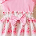 thumbnail image 5 of TAmten 18-24 Month Girl Clothes Ruffled Sleeveless Top Skirt 2pcs Toddler Girl Summer Clothes(Pink,9-12 Months), 5 of 7