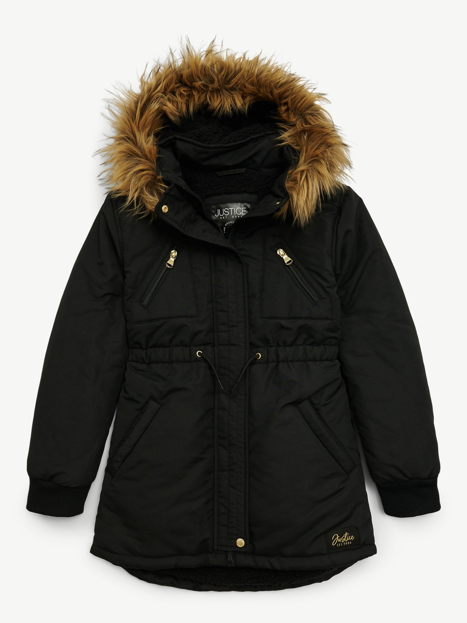 Justice Girl's Canvas Parka, Sizes XS - XL