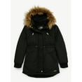 thumbnail image 4 of Justice Girl's Canvas Parka, Sizes XS - XL, 4 of 5