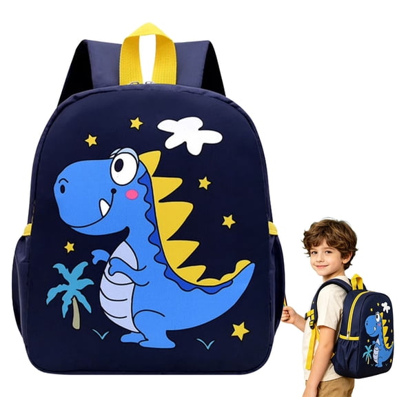 Dinosaur-Themed Kids' Backpack For Toddlers, Cute Preschool Bookbag For Boys And Girls, Lightweight Kindergarten Travel Bag For School And Daycare