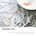 thumbnail image 2 of Shisuyan 4Pcs Decorative Book Mark Delicate Tassel Bookmark Metal Bookmark Read Accessory, 2 of 7