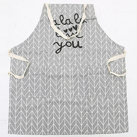 Moksha Cotton Linen Lattice Apron Dirty and Oil Proof  Fashion Aprons for Kitchen and Work,Kitchen Apron, Work (Best Oil For Kitchen Worktops)