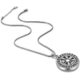 thumbnail image 4 of Jewmon Vegvisir Viking Compass Necklace for Men Stainless Steel Norse Runes Pendant Protection Amulet Viking Jewelry, 4 of 8