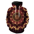 thumbnail image 1 of Sudadera con capucha y cremallera de mandala para hombre, de manga larga, con estampado 3D para adolescentes, ropa de calle moderna, con capucha, estilo hip hop, divertida., 1 of 6