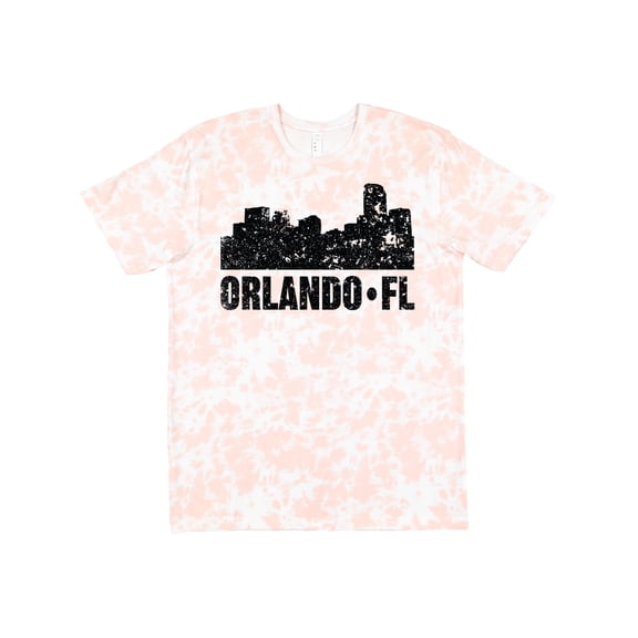 Inktastic Orlando Skyline with Grunge T-Shirt