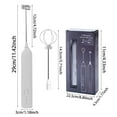 thumbnail image 2 of Egg Beater Mixer for Baking and Cooking – 6 Speeds Stainless Steel Whisks Handheld Beater for Egg Whites Dough and More, 2 of 6