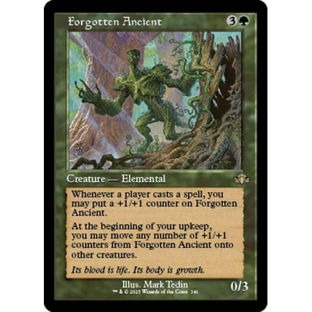 MtG Dominaria Remastered Rare Forgotten Ancient (Old-Frame FOIL) #341