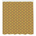 thumbnail image 3 of Ambesonne Renaissance Shower Curtain, Baroque Damask Motif, 69"Wx75"L, Earth Yellow Orange Grey, 3 of 3