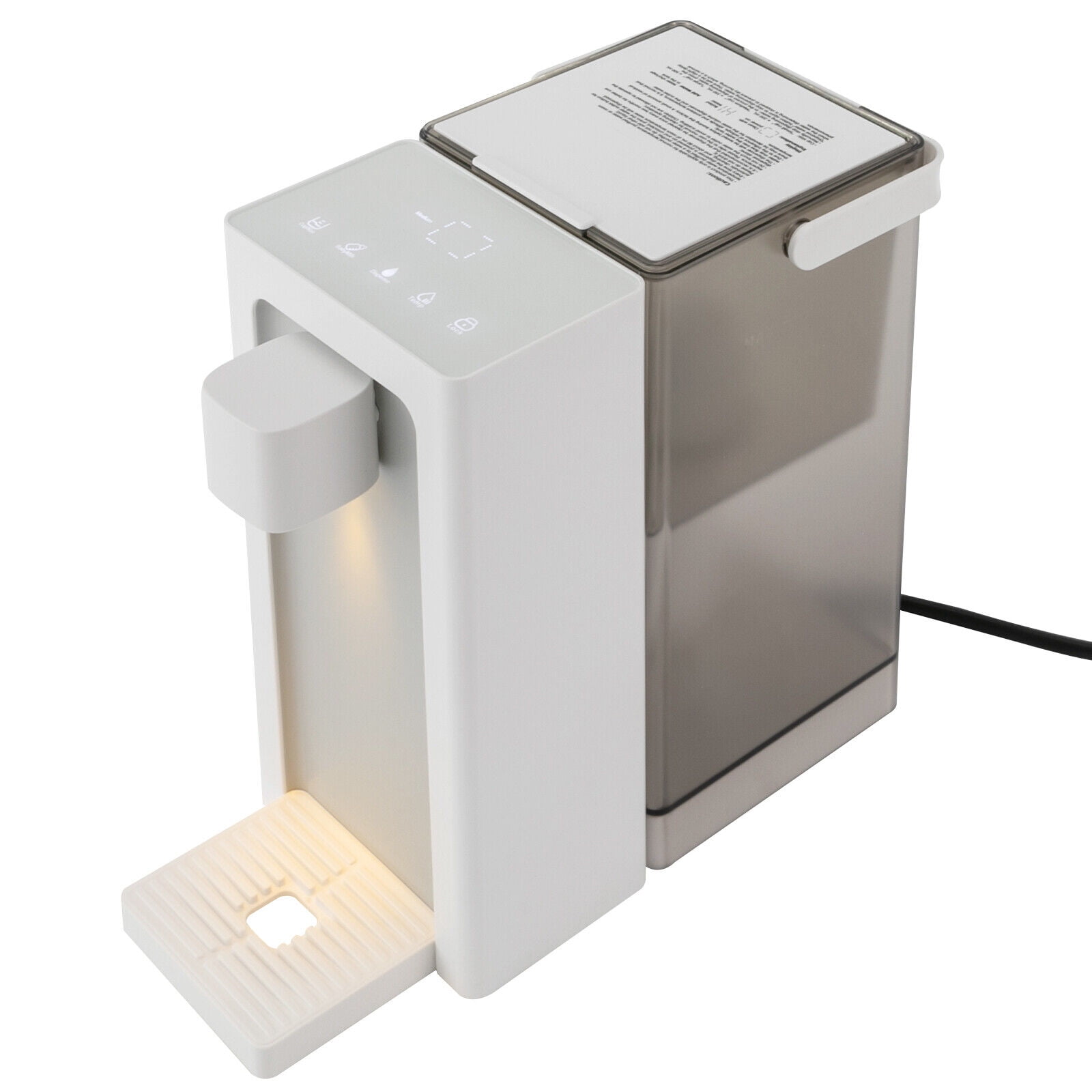 Instant Hot Water Filter Dispenser, Water Dispenser with 101.45oz-Capacity Water Tank&safety Lock, Hot Water Dispenser System for Offices, Restaurants