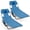 Blue, variant on Gymax 2PCS Tanning ChairFolding Beach Lounge Chair w/5-Position Adjustable Backrest Blue