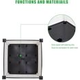 thumbnail image 6 of Free Splicing Injection Planting Box, Elevated Garden Beds with Water Drainage Plugs, Self-Watering Planter with Legs,for Patio Balcony Deck to Planting Flowers Vegetables and Herbs, 6 of 8
