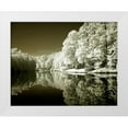 thumbnail image 3 of Alan Hausenflock 14x12 White Modern Wood Framed Wall Art Titled - Ayers Lake I, 3 of 5