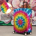 thumbnail image 4 of Colorful Rainbow Tie Dye Spiral Pattern Luggage Cover Fashion Suitcase Cover Baggage Covers Fit 25-28 Inch Luggage (Go Travel), 4 of 5