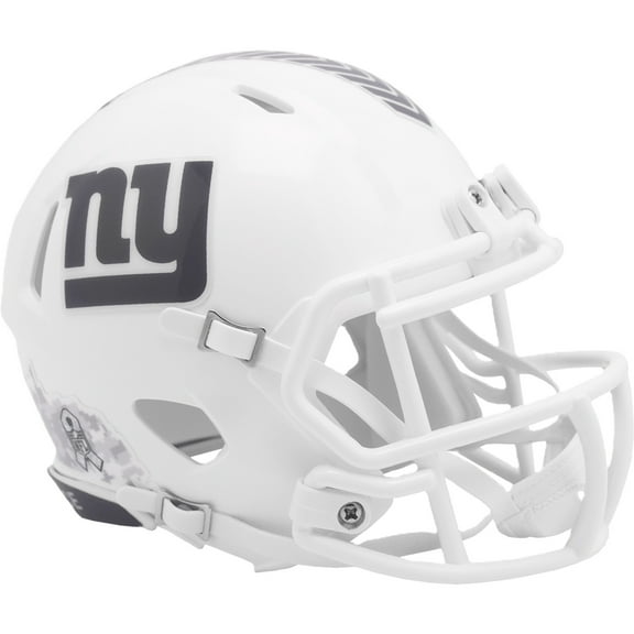 New York Giants 2024 Salute To Service Riddell NFL Speed Mini Helmet