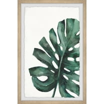 Marmont Hill Single Fern in White Framed Wall Art