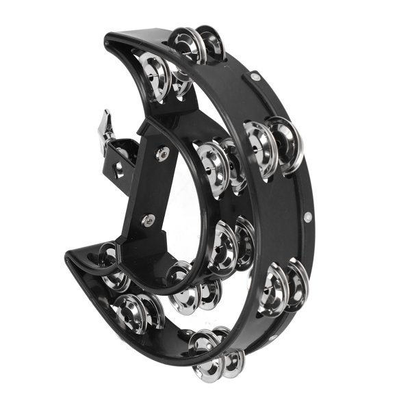 Hi Hat Tambourine, Multifunctional Drum Set, with Stand Hand Bell Tambourine, for School Home
