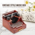 thumbnail image 1 of Caja de música Retro, minicaja de música creativa de estilo Vintage con mecanismo de relojería, caja de música para máquina de escribir, diseño fácil de usar Jadeshay  A, 1 of 8