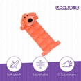 thumbnail image 3 of Alfombrilla de peluche para perros con múltiples mascotas Loofa Squeaky, 30 cm, suave, 3 of 8