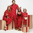 thumbnail image 3 of GRNSHTS Christmas Family Matching Hoodie Pajamas Reindeer One Piece Jumpsuit Zipper Pjs for Adult Kids Baby, 3 of 10